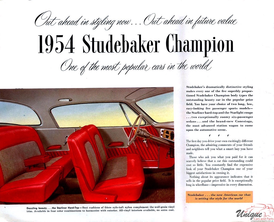1954 Studebaker Commander V8 Brochure Page 6